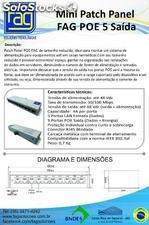 Patch Panel 5 à 16 Saídas poe e lan - fag Soluções