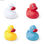 Pato de goma de colores, baño infantil - Foto 3