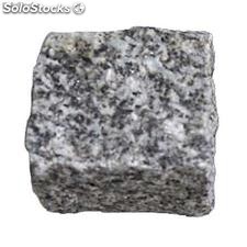 Pave granit gris-bleu 8/10cm cubique 6 f brutes (12m /caisse-81u/m )