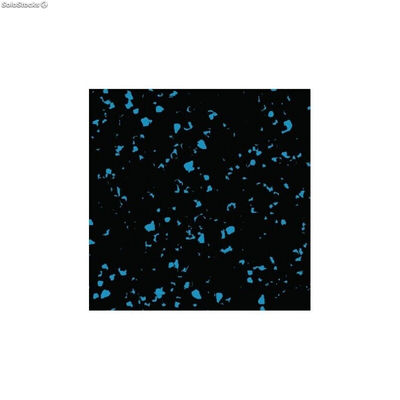 Pavimento sport negro con particulas azules 4 mm