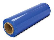 PE Stretchfolie Blau (500mm breit, 300m lang, 23my)