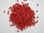 Pead reciclable gránulado de color rojo - 1