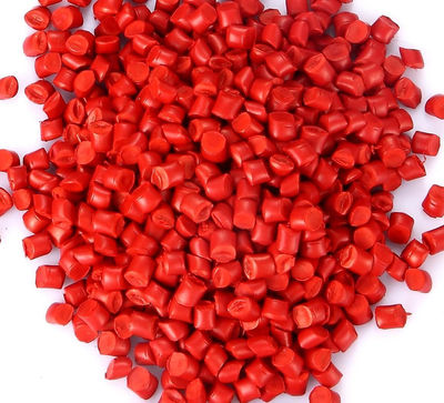 Pead reciclable gránulado de color rojo - Foto 2