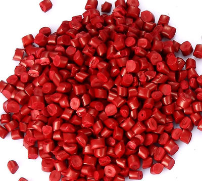 Pead riciclabile granuli di colore rosso - Foto 2