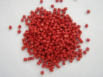 Pead riciclabile granuli di colore rosso - Foto 4