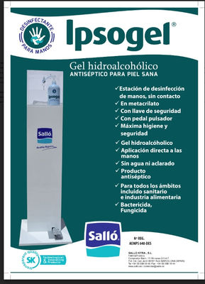 Peana gel hidroalcoholico metacrilato sallo 1U