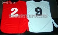 Pecheras m packs x 11 numeradas