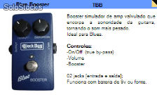 Pedal (Blue Booster) Simulador de Valvulados