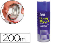 Pegamento 3m spray mount adhesivo reposicionable por tiempo limitado bote de 200