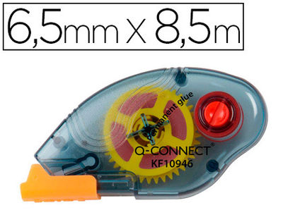 Pegamento q-connect roller compact permanente 6.5 mm de ancho x 8.5 mt - unidad