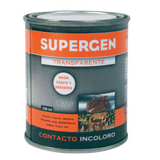 Pegamento Supergen Incoloro 250 ml.