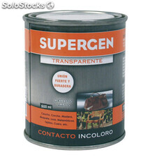 Pegamento Supergen Incoloro 500 ml.