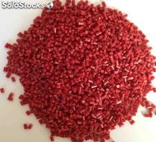 Pehd Granules réaffûtées couleur rouge