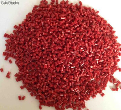 Pehd Granules réaffûtées couleur rouge