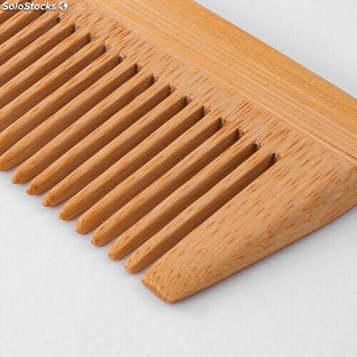 Peine de madera de bambú - Foto 3