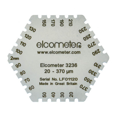 Peines hexagonales para película húmeda Elcometer 112AL, 112 y 3236