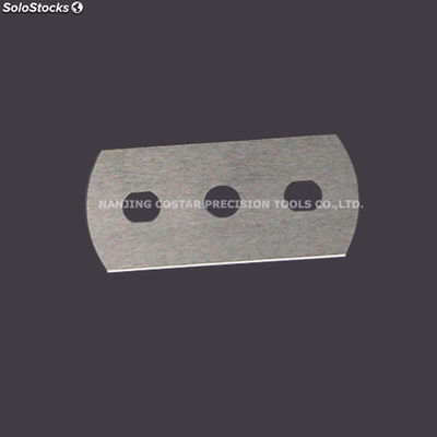 Película protectora de metal cuchillas de corte 3 orificios de acero al carburo
