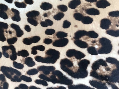 Pelle cavallino leopardato per artigianato