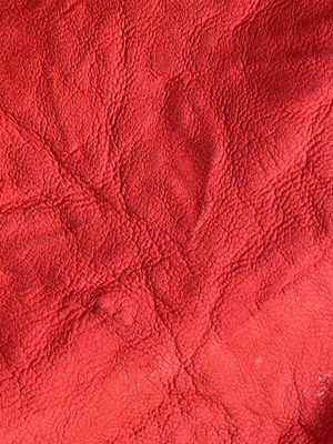Pelle nappa anilina plissettata colore rosso - Foto 3