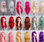 Peluca animado cosplay 9 colores peluca rizada popular peluca larga 70 cm - 1