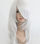 Peluca blanca plateada de disfraces cosplay animado peluca mediana 55cm - 1