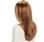 Peluca cabello sintético alisado marrón ligero rubio destacado 20´´ para mujer - Foto 3