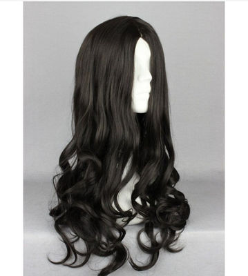 Peluca negra larga 50cm peluca Lolita cosplay peluca ondulada rizada - Foto 3