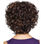 Peluca sintética afroamericana pelucas marrón enroscada cabello rizado corto - Foto 2