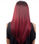 Pelucas de cosplay mujer fashion peluca sexy rojo de vino cabello natural largo - Foto 4