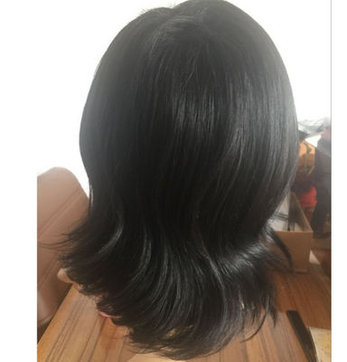 Pelucas invisibles cabello negro larga onda de cuerpo para mujer afroamericana - Foto 3