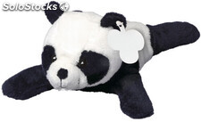 Peluche en forma de panda con etiqueta para marcaje
