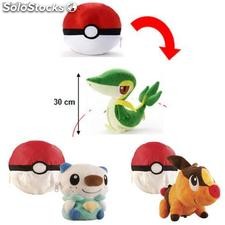 Peluche Surtido transformable Pokemon 30cms