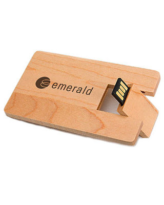 pen card 4gb em madeira personalizado