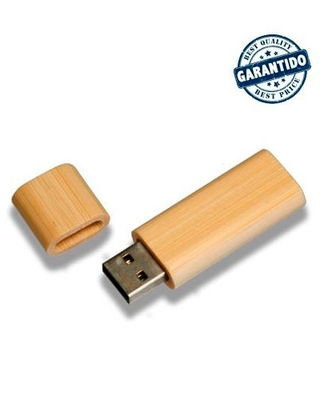 pen drive 4 gb de bambu personalizado - Foto 2