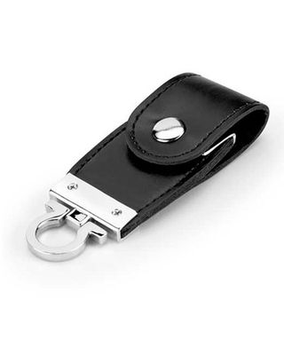 pen drive chaveiro em couro personalizado - Foto 2