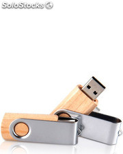 pen drive de bambu 4 gb personalizado