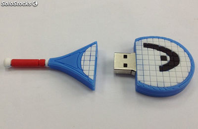 Pen drive raquette de badminton 8g usb 2.0 flash drive carte memory stick disque - Photo 2