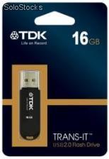 Pen drive tdk trans-it 16 GB a 8,50 y 8gb a 5,50
