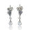 Pendientes plata alas de ángel con perla blanca de Lovans jewelry - 1