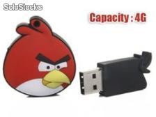 Pendrive Angry Birds 4gb (rojo)