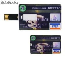 Pendrive en forma de tarjeta de credito 8gb
