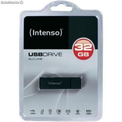 Pendrive intenso Alu Line 3521481 usb 2.0 32GB Negro Antracita 32 GB Memoria usb