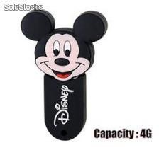 Pendrive Mickey Mouse 4gb (negro)