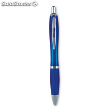 Penna a sfera colorata Rio blu trasparente MIMO3314-23