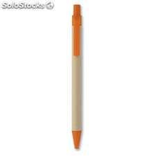 Penna a sfera in carta e mais arancio MIIT3780-10