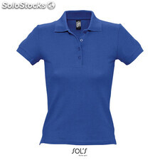 People polo mujer 210g Azul Royal l MIS11310-rb-l