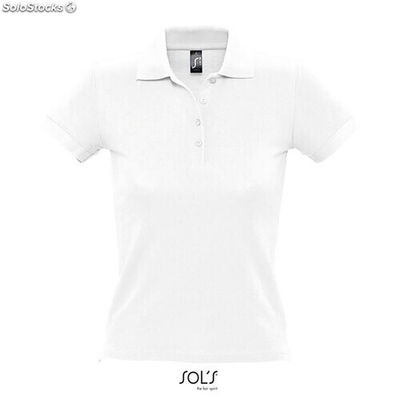People women polo 210g Blanc s MIS11310-wh-s