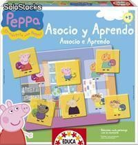 Peppa Pig asocio y aprendo