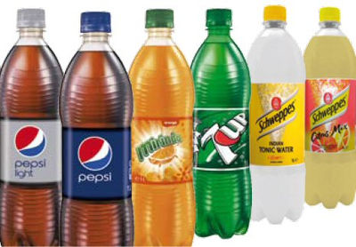 Pepsi,mirinda,mountain dew, 7UP, mirinda 0,5L