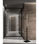 Perchero moderno mod. 428 herrajes en cromo satinado lacado negro, 180 - Foto 2